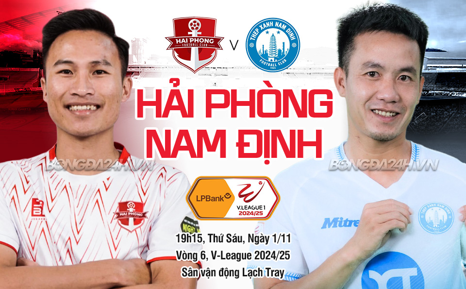 Hải Phòng vs Nam Định Cơ Hội Đối Chiến Của Các Đội Bóng Đang Loay Hoay 1 Hải Phòng vs Nam Định Cơ Hội Đối Chiến Của Các Đội Bóng Đang Loay Hoay